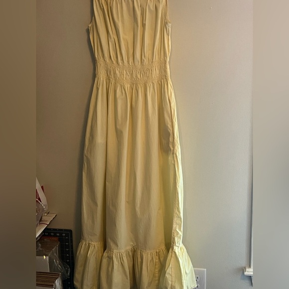 A New Day Light Butter Yellow Tiered Maxi Dress - Picture 3 of 9